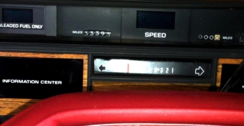 1984 Cadillac Eldorado Biarritz Coupe odometer.jpg